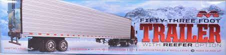 Moebius 1/25 53 Trailer w/ Reefer Options 1302